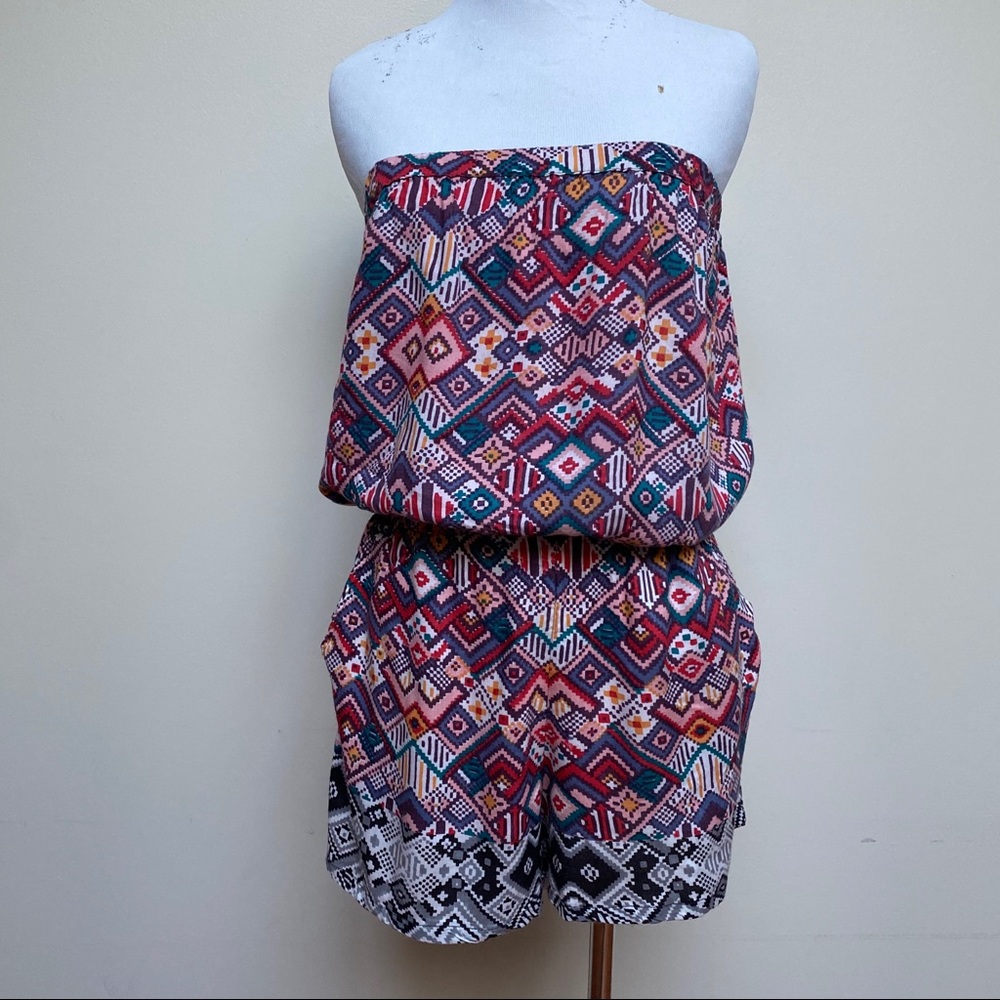 Angie strapless romper size medium
